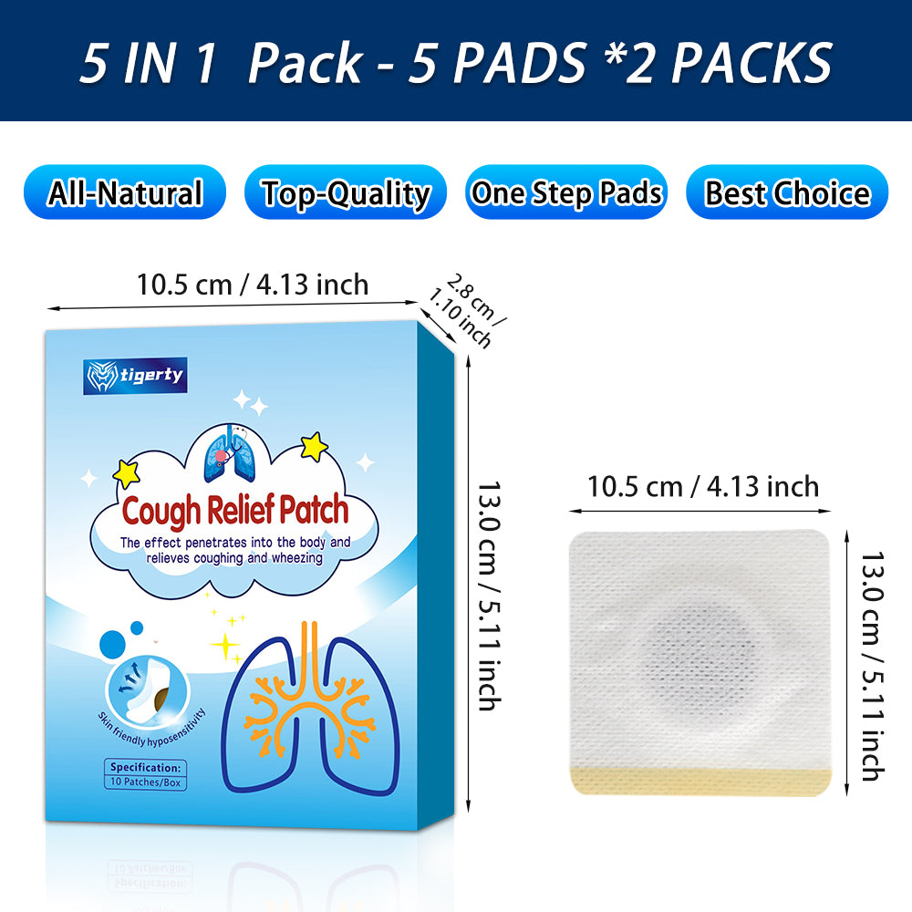 Cough and Asthma Stop Care Patch - 10 Patch