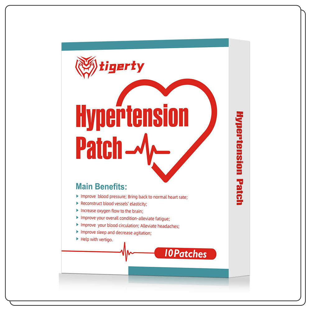 Herbal patch to relieve discomfort of high blood pressure