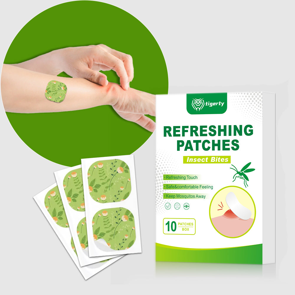 10 Tigerty Itch Relief Patches - 1 Box