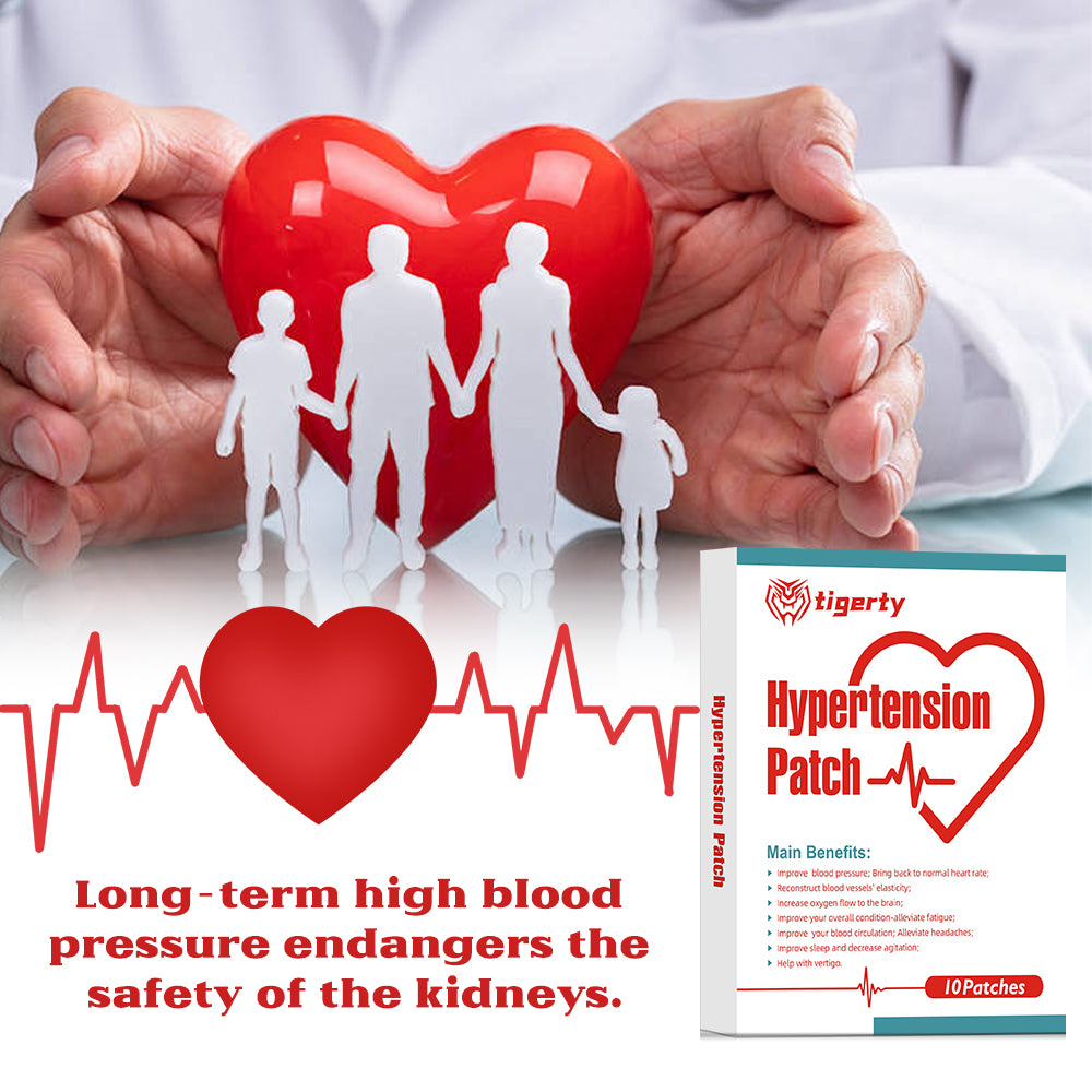 Herbal patch to relieve discomfort of high blood pressure