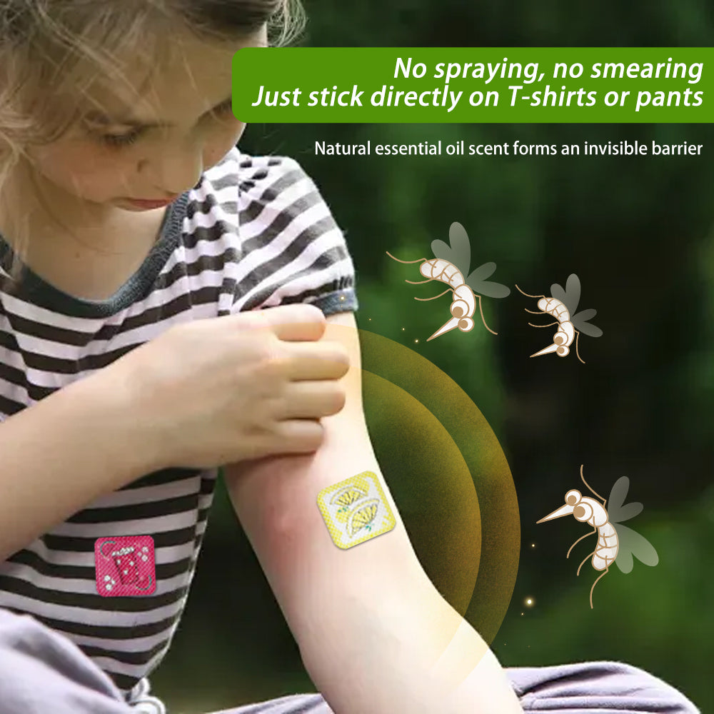 60 tigerty botanical mosquito repellent patches - 1 box