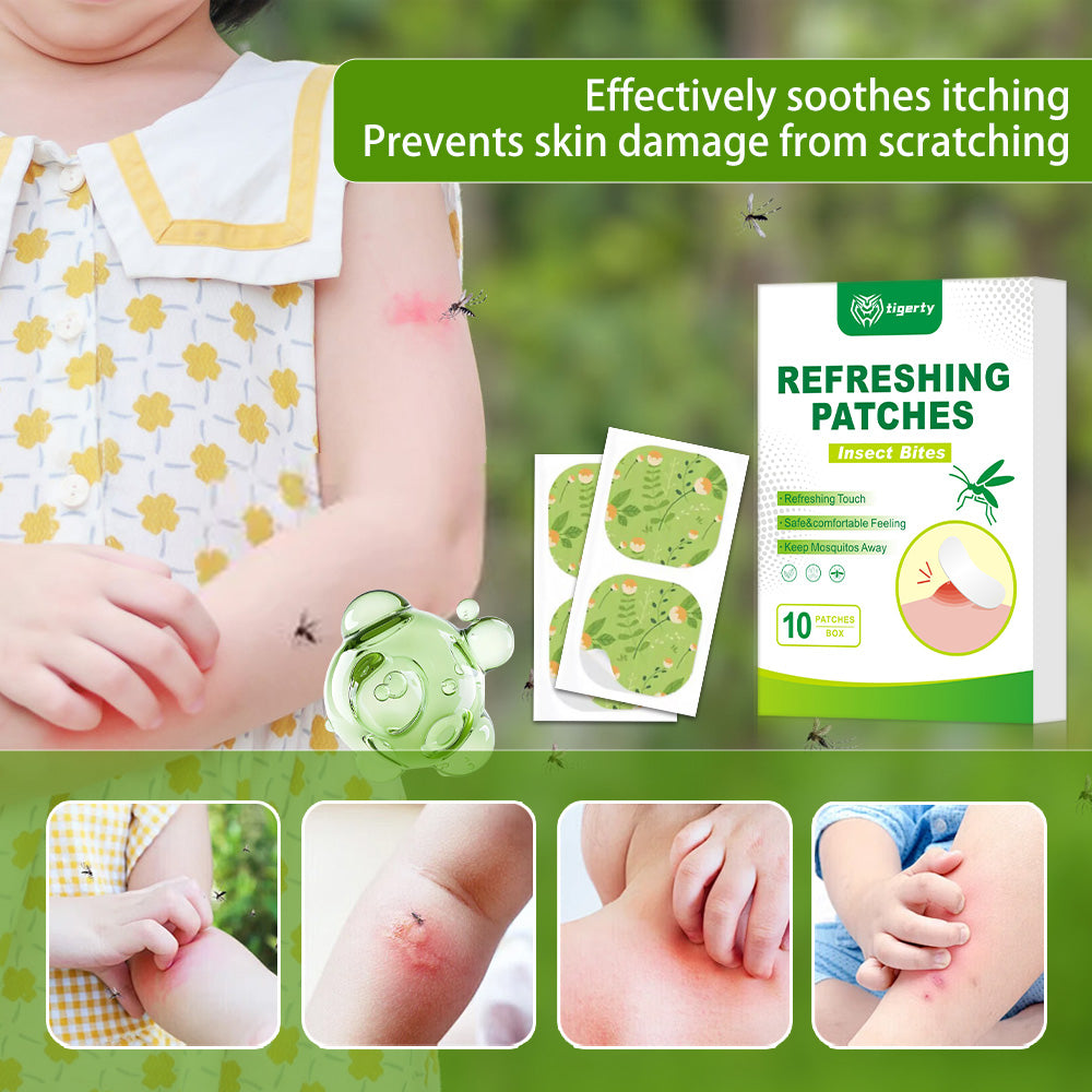 10 Tigerty Itch Relief Patches - 1 Box