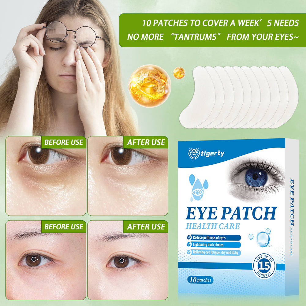 10 tigerty eye care patches - 1 box