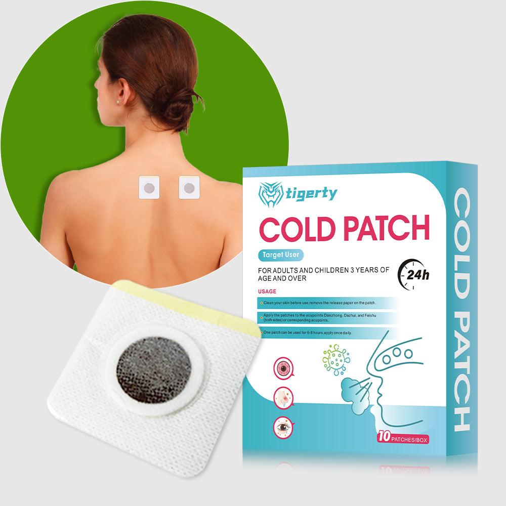 10 tigerty cold care patches - 1 box