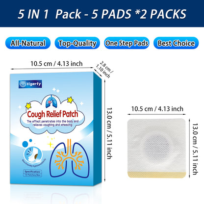 Cough and Asthma Stop Care Patch - 10 Patch