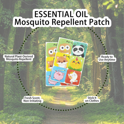60 tigerty botanical mosquito repellent patches - 1 box