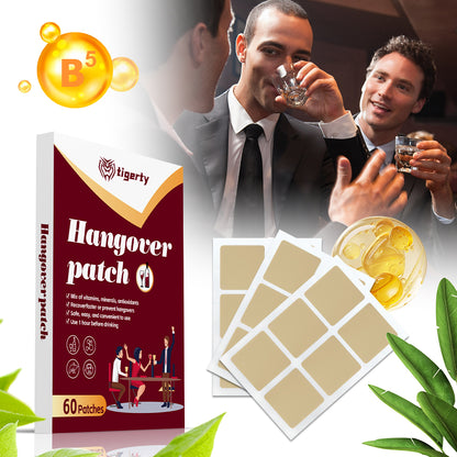 Tigerty Hangover Sober Patches 60 Pieces - 1 Box