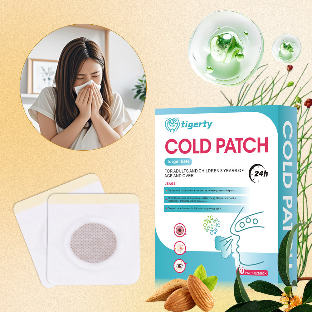 10 tigerty cold care patches - 1 box