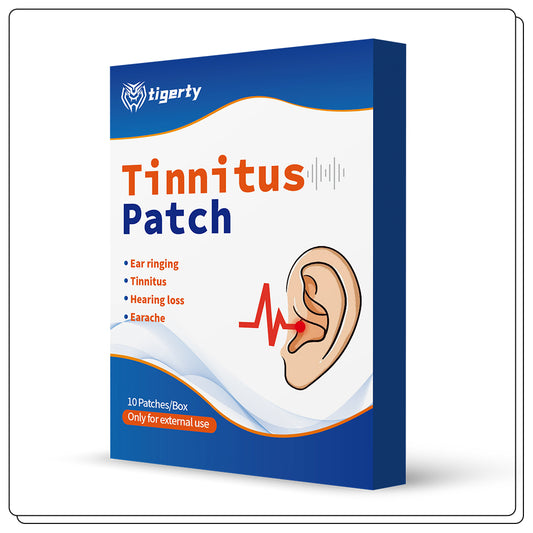 tigerty Herbal Ear Comfort Patches (10-Pack) - Soothing Auricular Stickers with Natural Ingredients, Ear Soothing Solution for Adults (Ear Care Essentials)