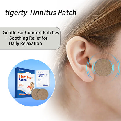 10 tigerty botanical tinnitus patches - 1 box