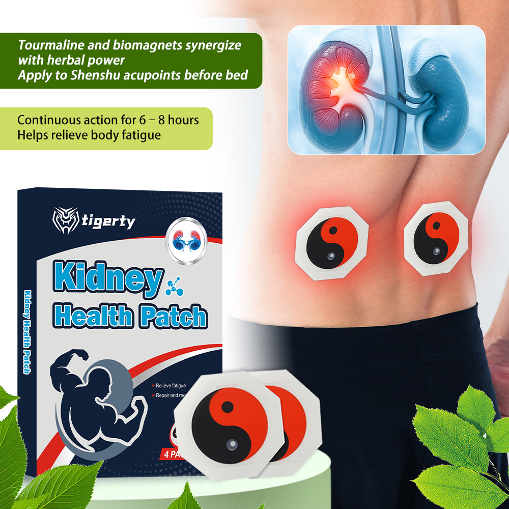 10 tigerty kidney care patches - 1 box