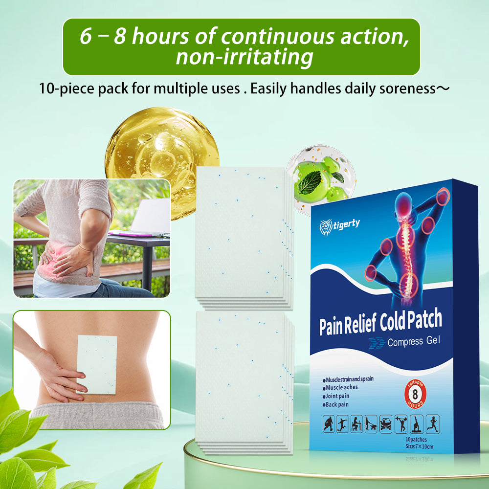 Cold Compress Gel Patch - 10 Pieces