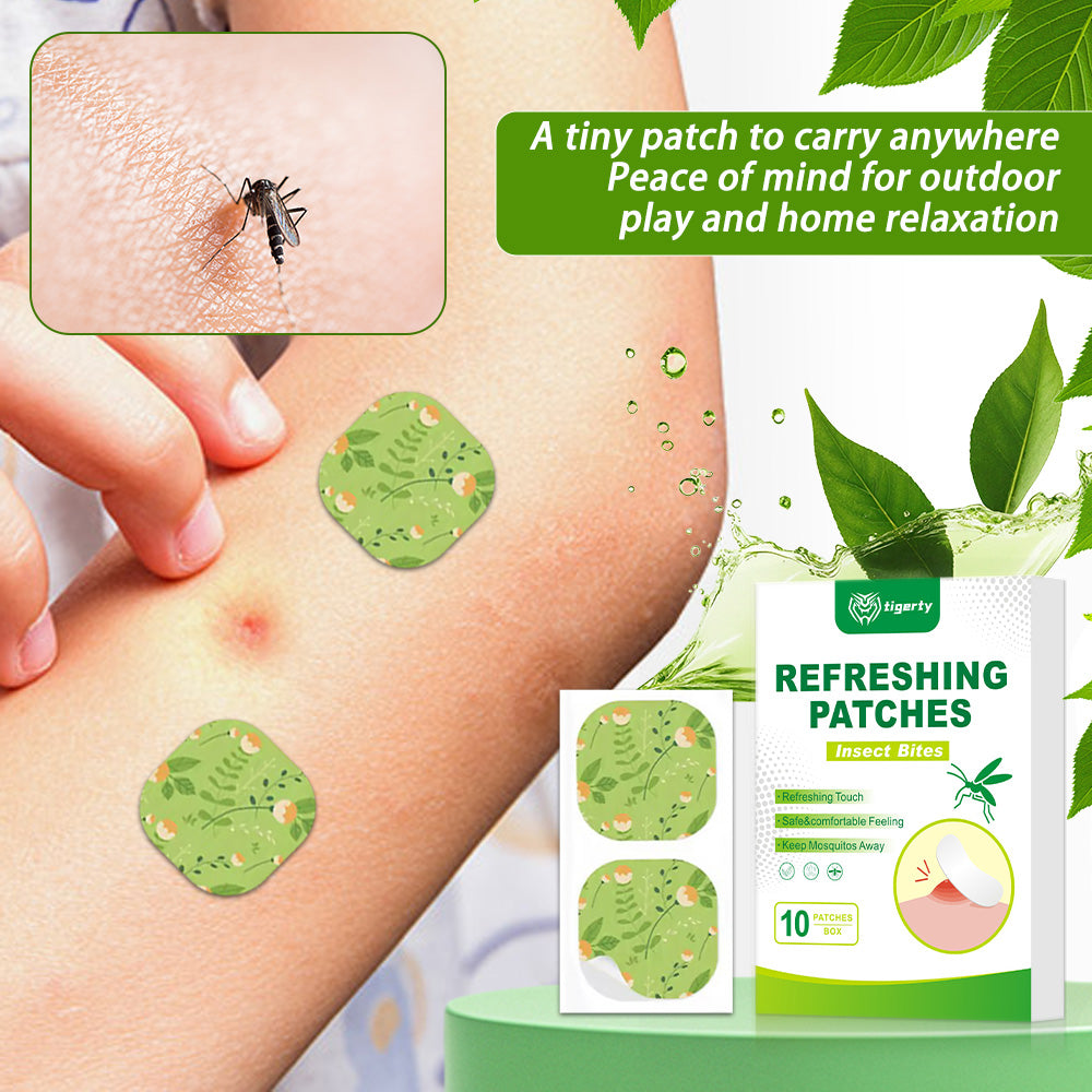 10 Tigerty Itch Relief Patches - 1 Box