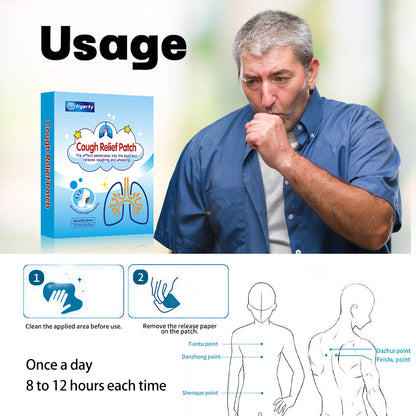 Cough and Asthma Stop Care Patch - 10 Patch