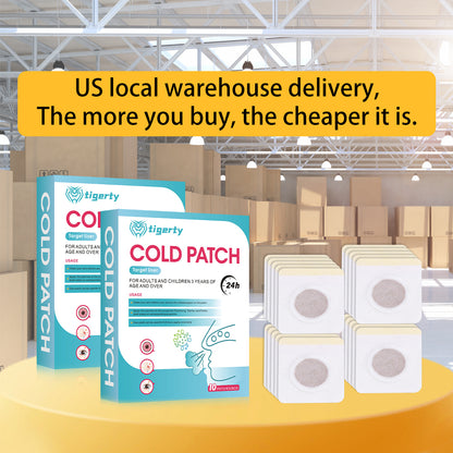 10 tigerty cold care patches - 1 box