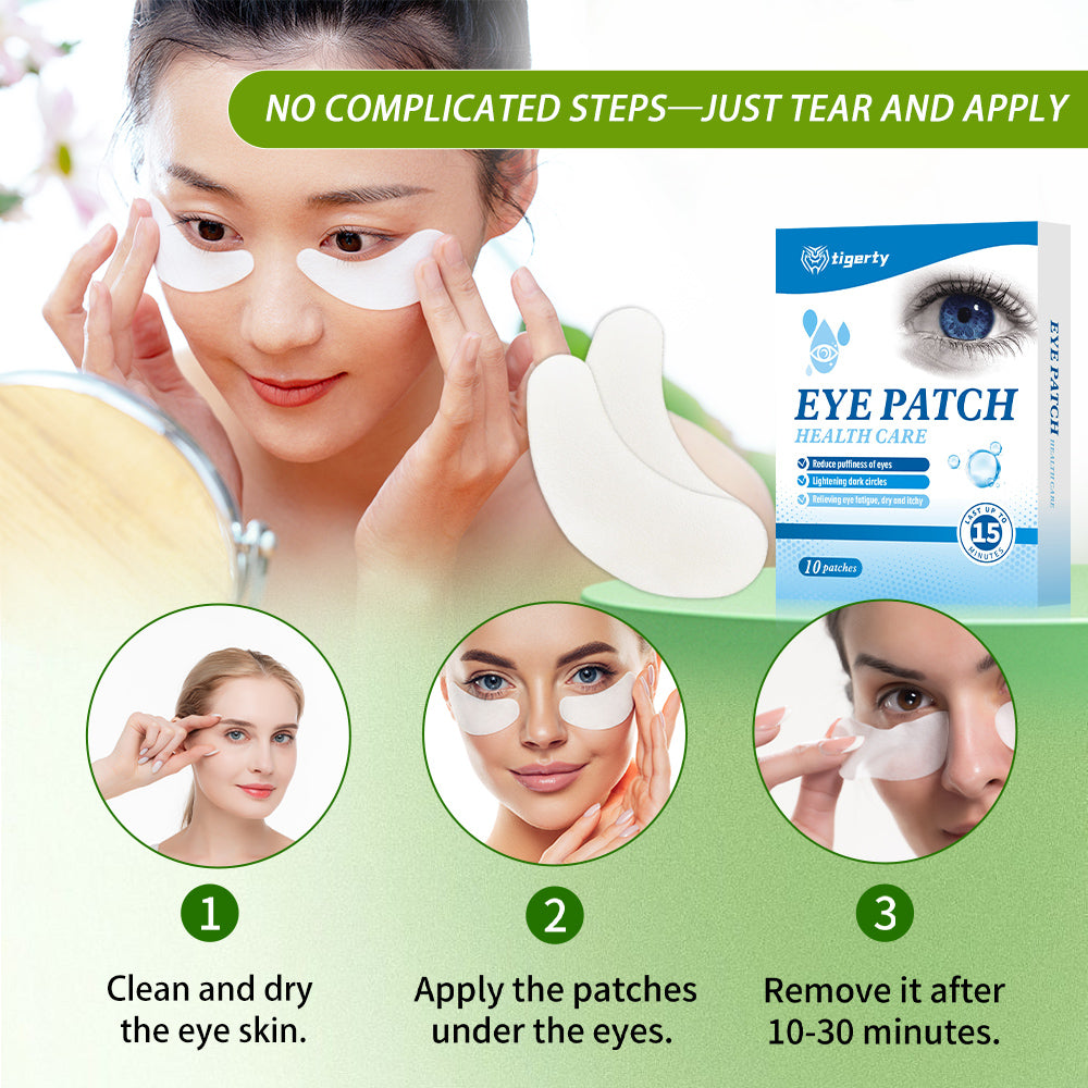 10 tigerty eye care patches - 1 box