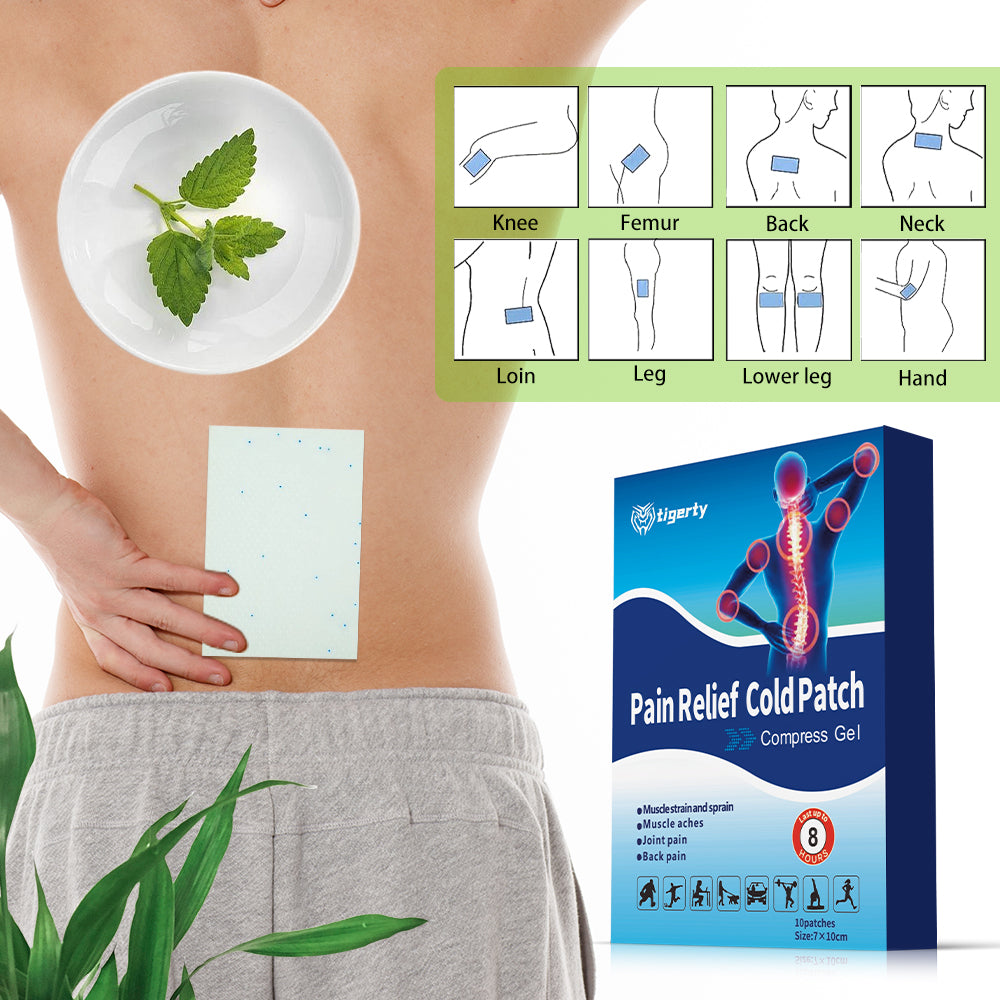 Cold Compress Gel Patch - 10 Pieces