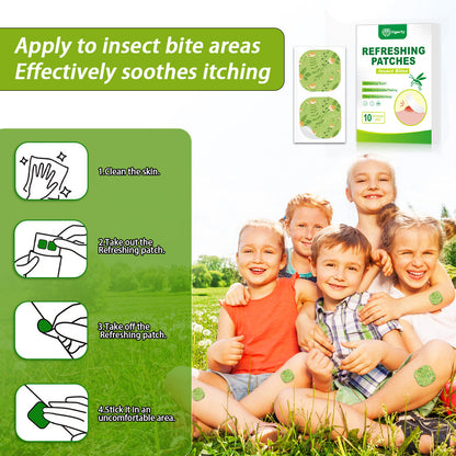 10 Tigerty Itch Relief Patches - 1 Box