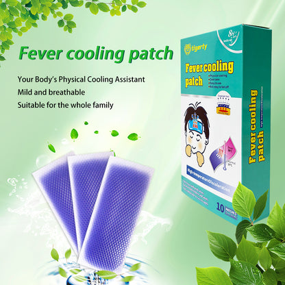 10 Tigerty Body Temperature Cooling Care Patches - 1 Box