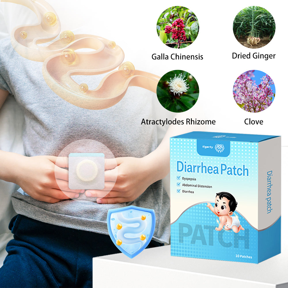 10 tigerty tummy care patches - 1 box