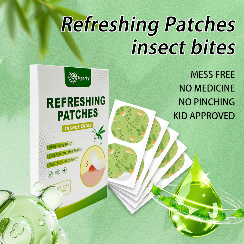 10 Tigerty Itch Relief Patches - 1 Box