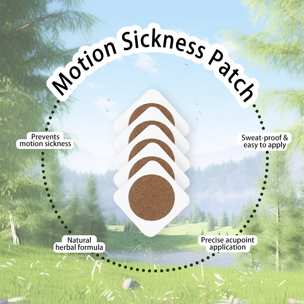 10 tigerty motion sickness patches - 1 box