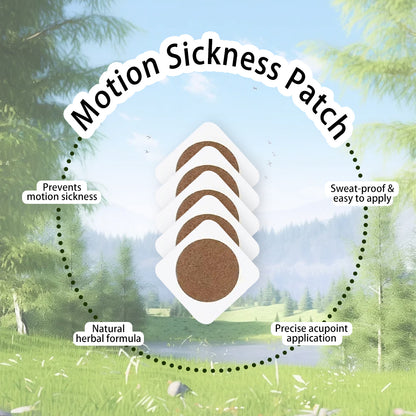 10 tigerty motion sickness patches - 1 box