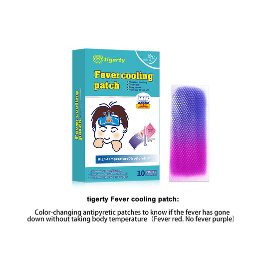 10 Tigerty Body Temperature Cooling Care Patches - 1 Box