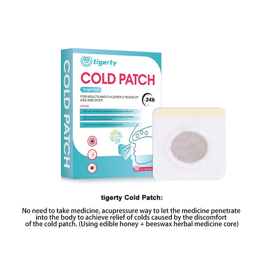 10 tigerty cold care patches - 1 box