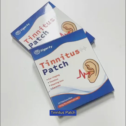 10 tigerty botanical tinnitus patches - 1 box