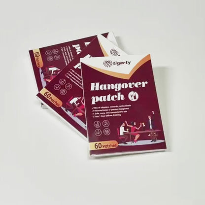 Tigerty Hangover Sober Patches 60 Pieces - 1 Box